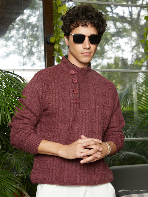 Hookd Rhombus Knit Sweater