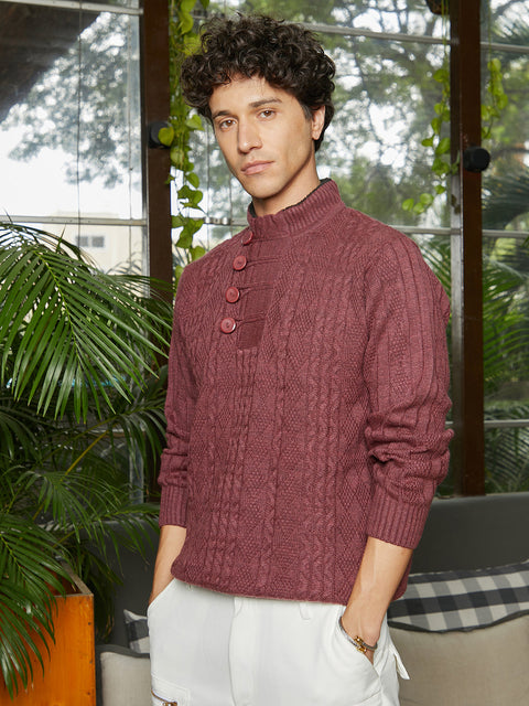 Hookd Rhombus Knit Sweater