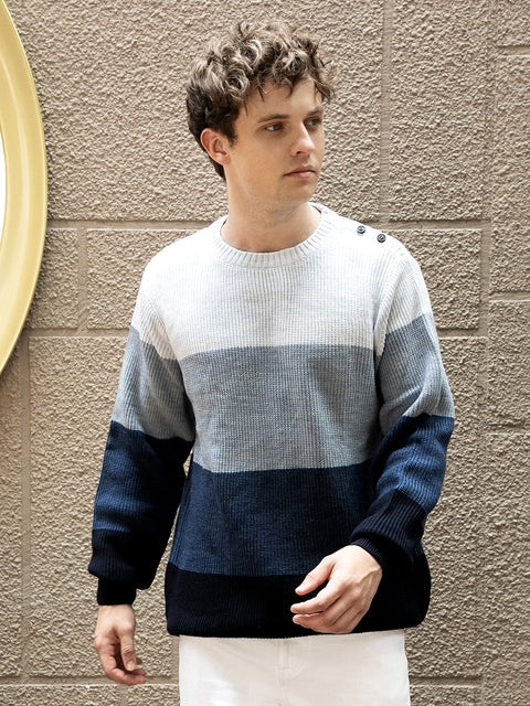 Behookd Contrast Panel Sweater