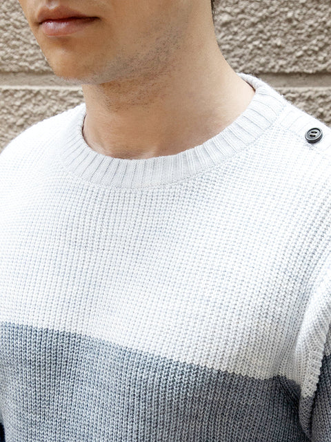 Behookd Contrast Panel Sweater
