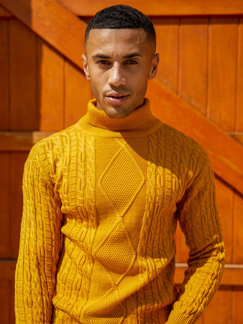 Behookd Relaxed Cable-Knit Pullover Sweater