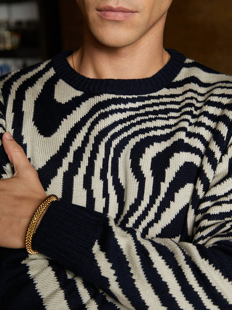 Hooked Fluid Pullover Sweater