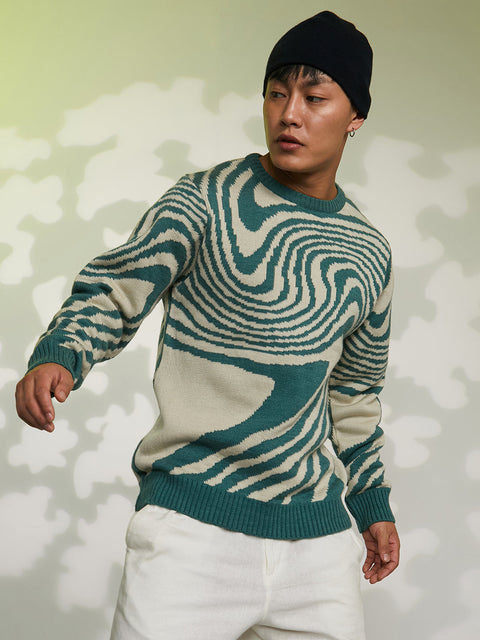 Just Be Fluid Pullover Sweater