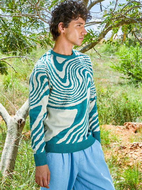 Just Be Fluid Pullover Sweater