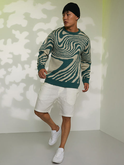 Just Be Fluid Pullover Sweater