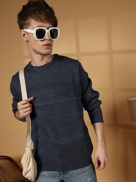 Runway Gods Textured-Knit Pullover Sweater