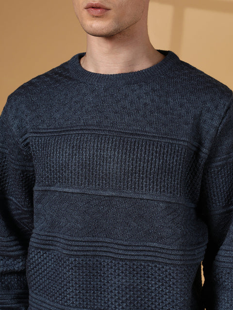 Runway Gods Textured-Knit Pullover Sweater