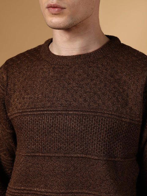 Hookd Textured-Knit Pullover Sweater