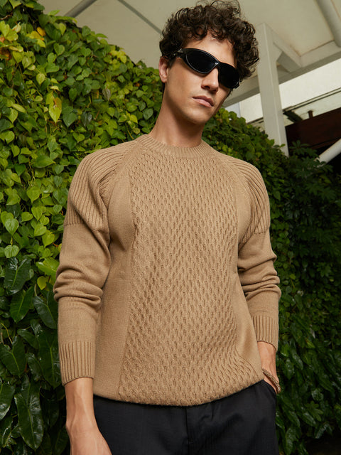 Hookd Hive-Knit Pullover Sweater