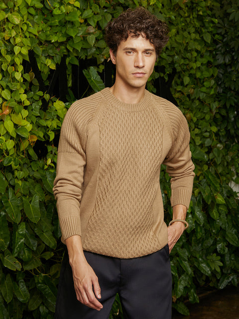 Hookd Hive-Knit Pullover Sweater