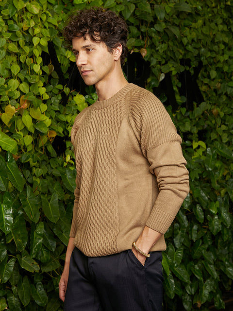 Hookd Hive-Knit Pullover Sweater