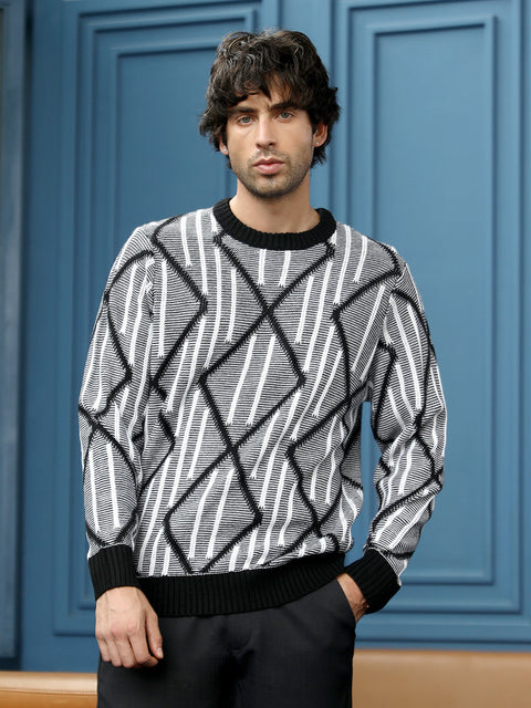 Take 2 Tenoch-Jacquard Pullover Sweater
