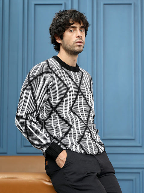 Take 2 Tenoch-Jacquard Pullover Sweater