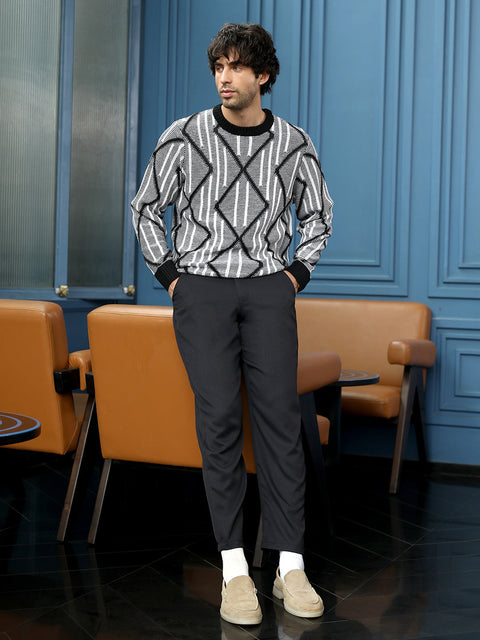 Take 2 Tenoch-Jacquard Pullover Sweater