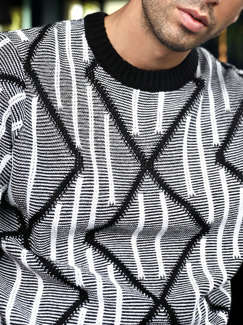 Take 2 Tenoch-Jacquard Pullover Sweater