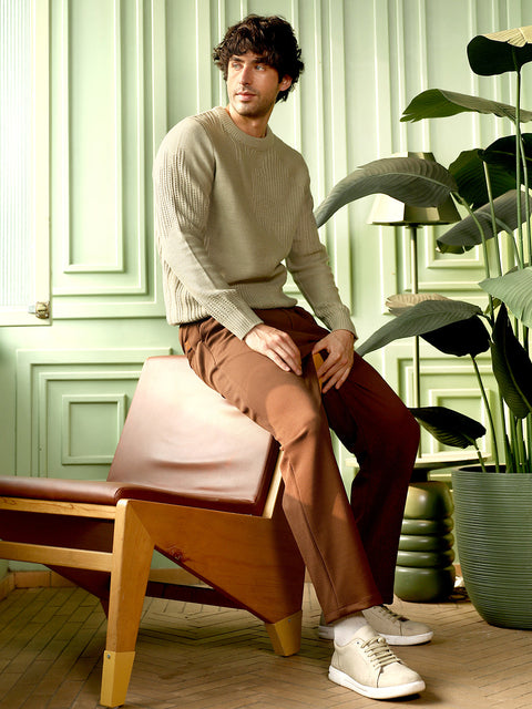 Take 2 Drip-Jacquard Pullover Sweater