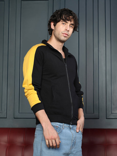 Runway Gods Side-Panelled Zip-Front Sweatshirt