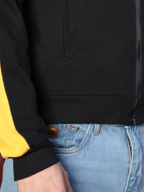 Runway Gods Side-Panelled Zip-Front Sweatshirt