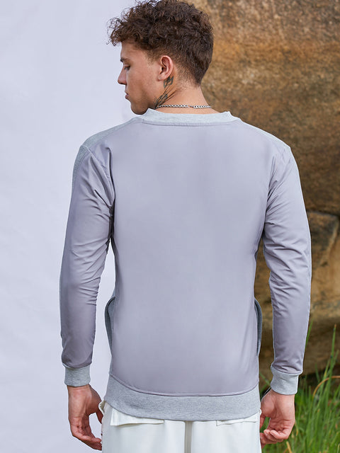 TheOddOnes Zip-Front Jacket With Ribbed Hem