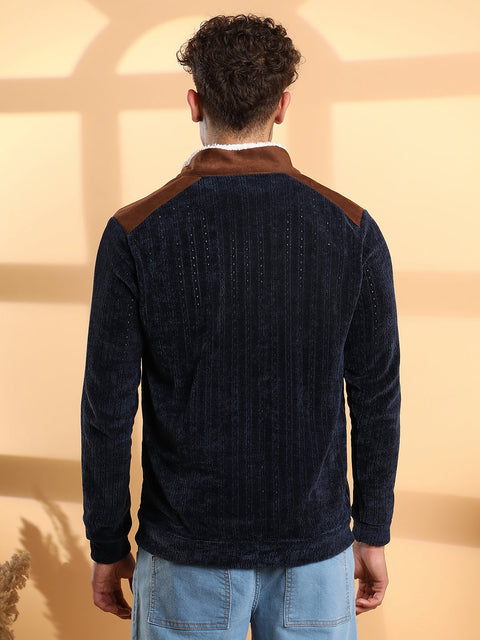 CAHOOT Zip-Front Cable Knit Jacket