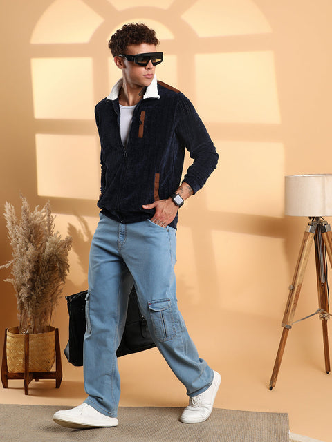 CAHOOT Zip-Front Cable Knit Jacket