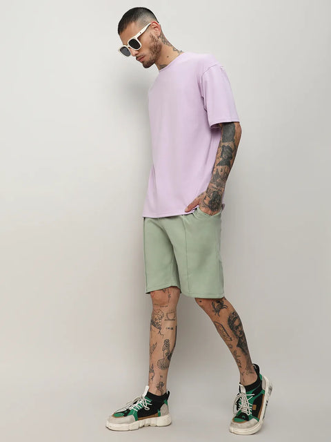 Behookd Solid Knit Shorts
