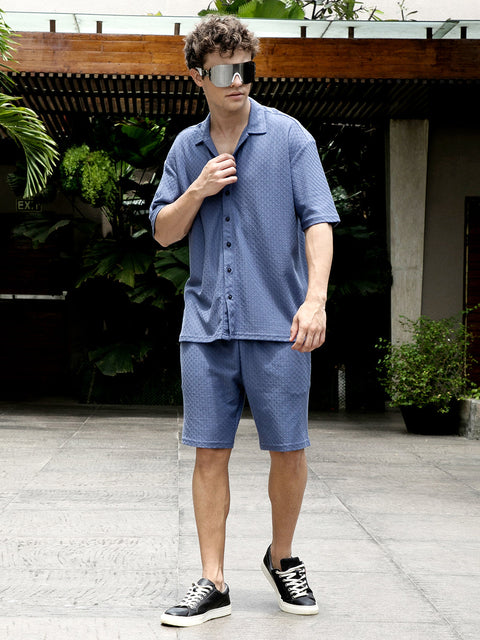 XYNG Trellis-Textured Relaxed Co-Ord Set