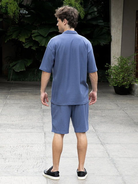 XYNG Trellis-Textured Relaxed Co-Ord Set