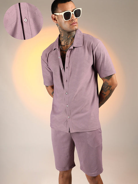TheOddOnes Basket-Textured Co-Ord Set