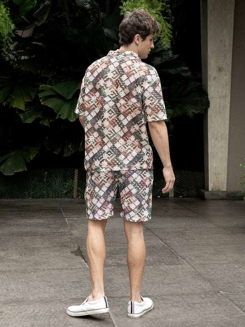 XYNG Hazy-Cubic Knit Co-Ord Set