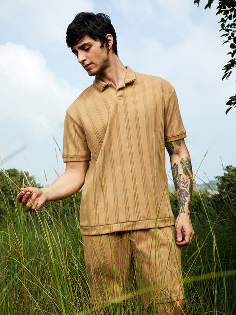 OneKind Stripe-Knit Co-Ord Set