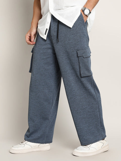 TheOddOnes Heathered-Relaxed Cargo Trousers