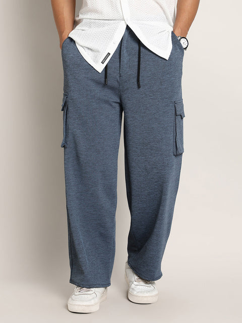 TheOddOnes Heathered-Relaxed Cargo Trousers