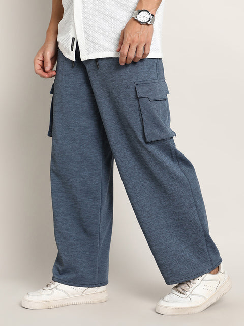 TheOddOnes Heathered-Relaxed Cargo Trousers