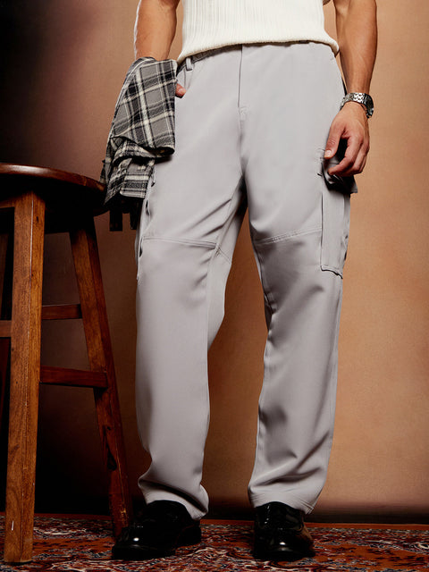 Known Straight-Fit Cargo Trousers