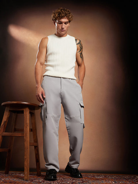 Known Straight-Fit Cargo Trousers