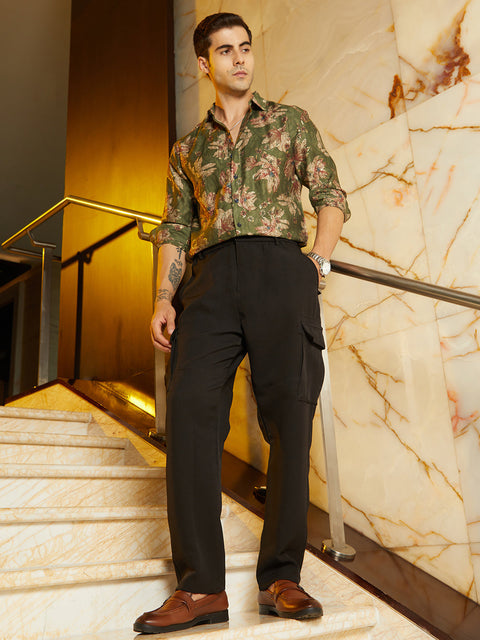 Known Straight-Fit Cargo Trousers