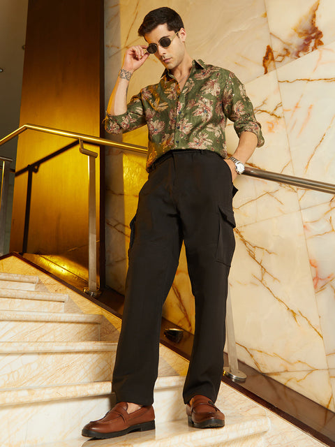 Known Straight-Fit Cargo Trousers
