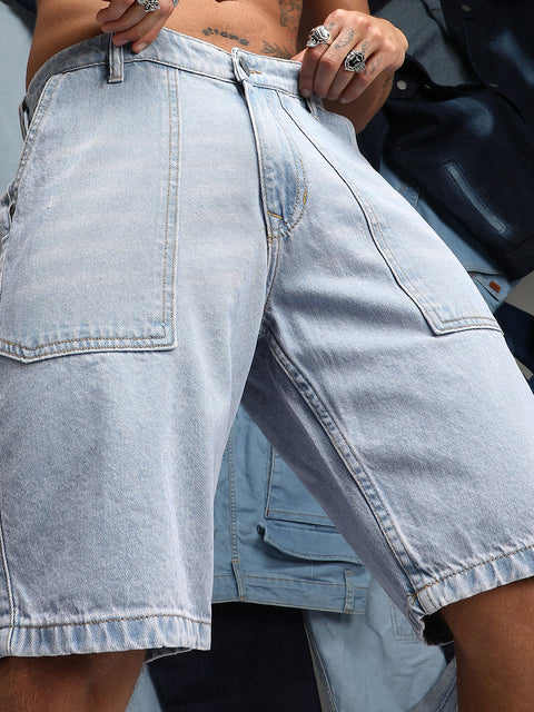 Just Be Carpenter Denim Shorts