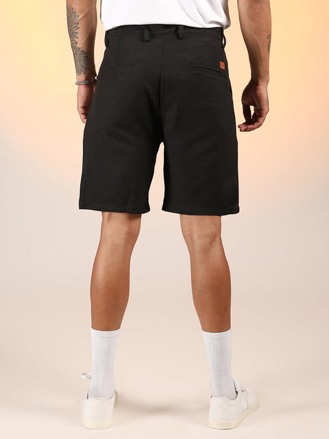 Hookd Solid Pleated Shorts
