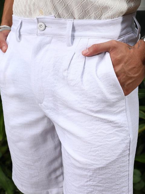 XYNG Wrinkled Tailored Shorts