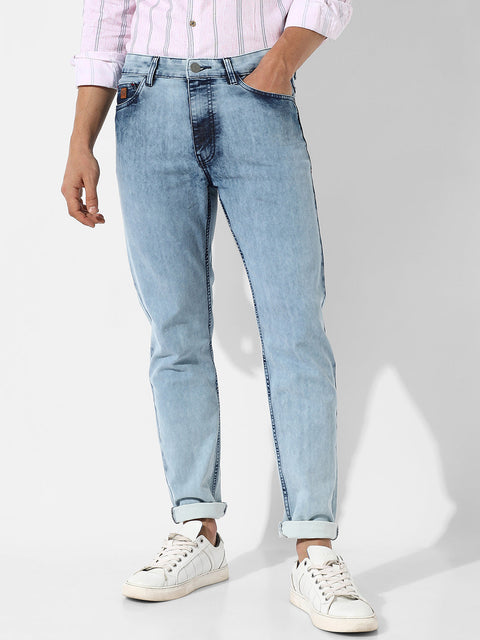 Hooked Light-Wash Denim Jeans