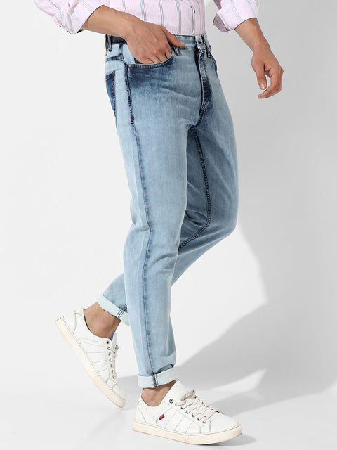 Hooked Light-Wash Denim Jeans