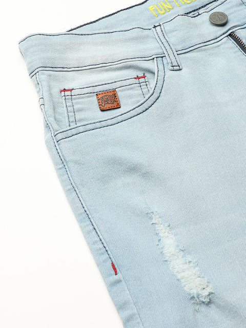 Game Face Light-Washed Denim Jeans