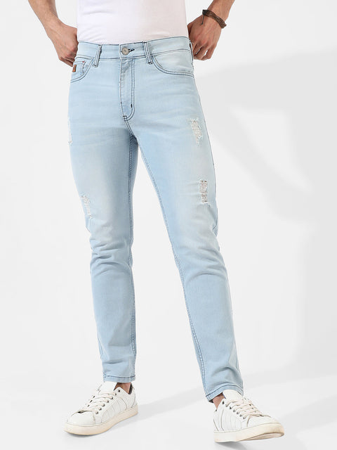 Game Face Light-Washed Denim Jeans
