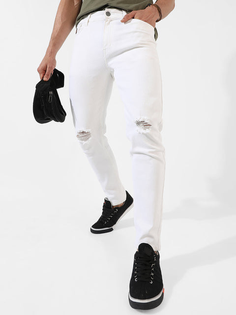 Game Face Solid Denim Jeans