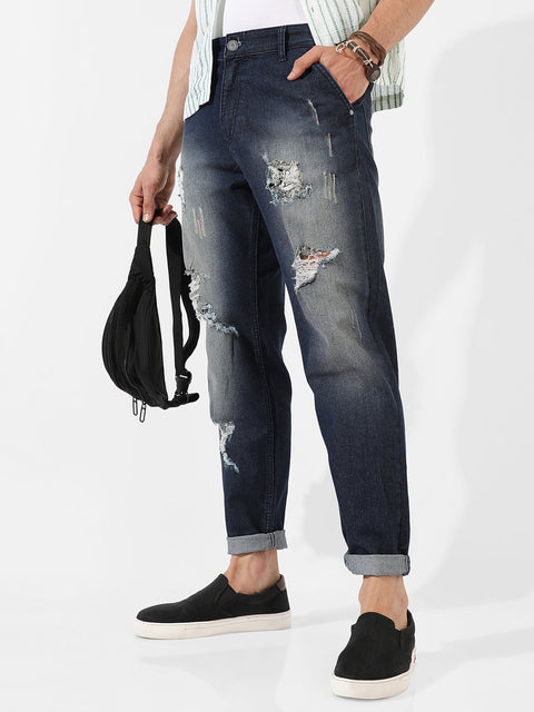Game Face Ripped Denim Jeans