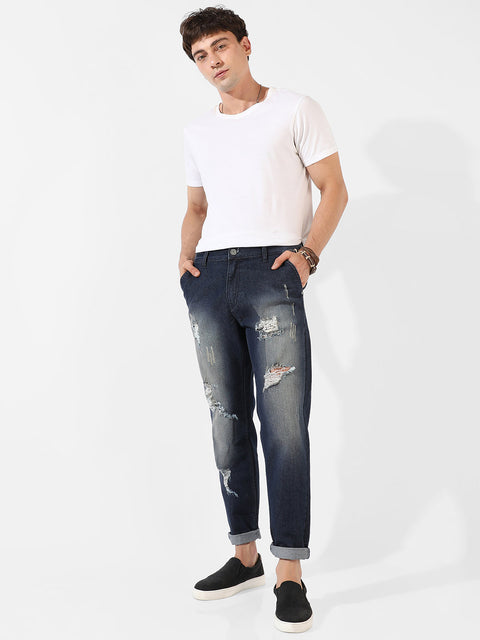 Game Face Ripped Denim Jeans