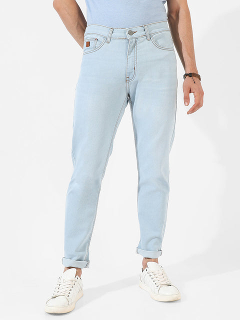Game Face Light-Washed Denim Jeans