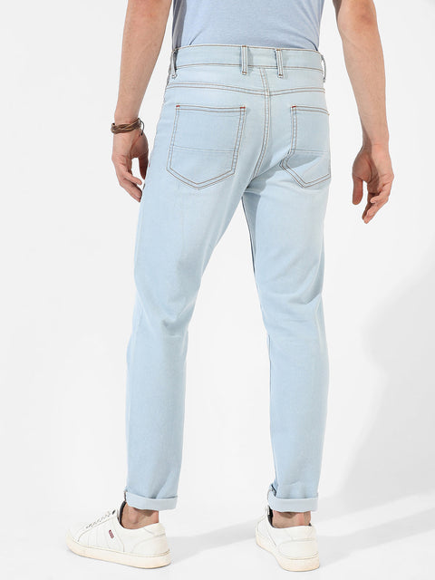 Game Face Light-Washed Denim Jeans